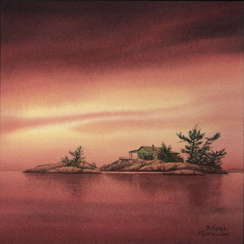 Little Bit of Heaven, watercolour by Karen Richardson