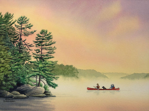 Quality Time, watercolour by Karen Richardson