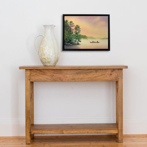 Quality Time, watercolour by Karen Richardson, shown in situ