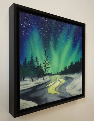 Silent Fire, watercolour by Karen Richardson