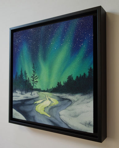 Silent Fire, watercolour by Karen Richardson