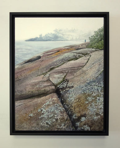 Superior Solace, watercolour on panel, 14 x 11" (SOLD)