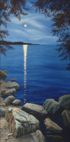 Superior Sapphire, watercolour by Karen Richardson