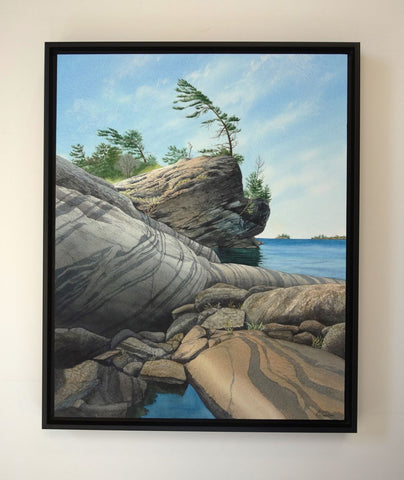 The Windy Shore, watercolour by Karen Richardson