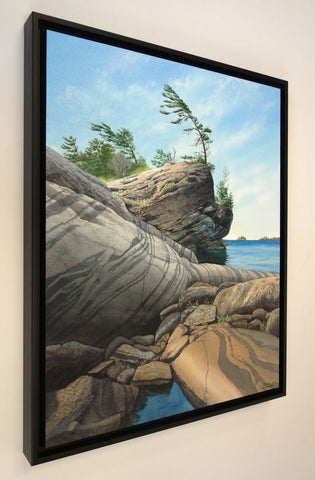 The Windy Shore, watercolour by Karen Richardson