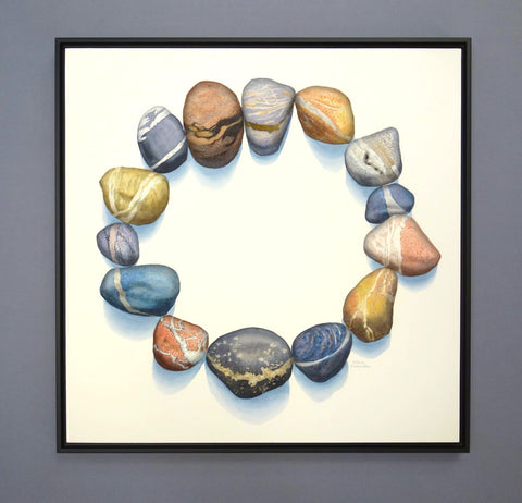 We Are All Connected, watercolour by Karen Richardson