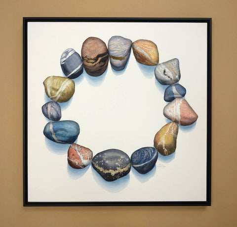 We Are All Connected, watercolour by Karen Richardson