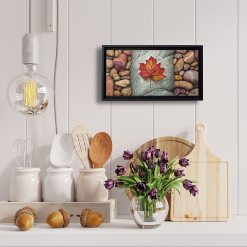 Canada Rocks! #5 by Karen Richardson, shown in a kitchen setting