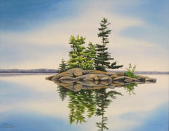 Northern Haven, watercolour by Karen Richardson