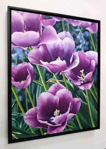 Tulip Time, watercolour by Karen Richardson