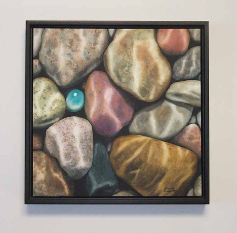 Sunken Treasure, watercolour on panel, 12 x 12" (SOLD)