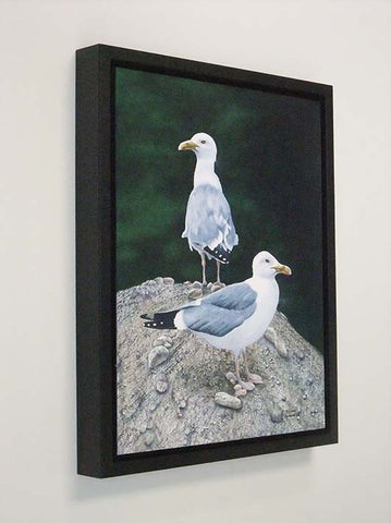 Defending High Ground, watercolour on panel, 14 x 11" (SOLD)