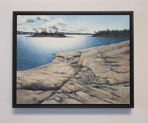 Killarney Afternoon Light, watercolour on panel, 11 x 14" (SOLD)