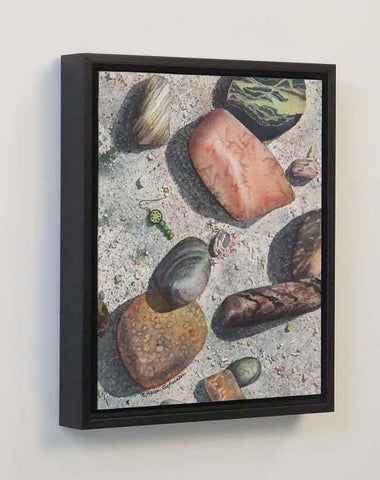 Party on the Beach, 10 x 8", watercolour on panel (SOLD)