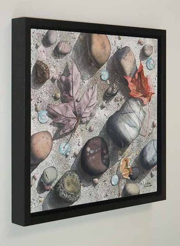 Pay Dirt, watercolour on panel, 12 x 12" (SOLD)