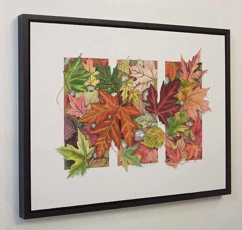 Autumn Extravagance, watercolour on panel, 18 x 24" (SOLD)