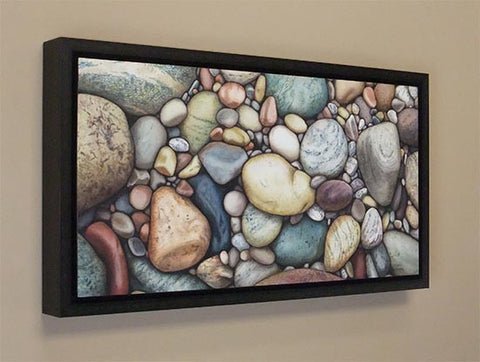 Beach Rocks Bigtime, watercolour by Karen Richardson