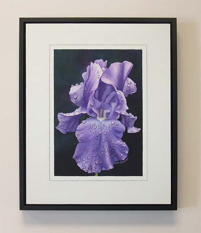 Caught in the Rain, watercolour on panel, 20 x 16" (SOLD)