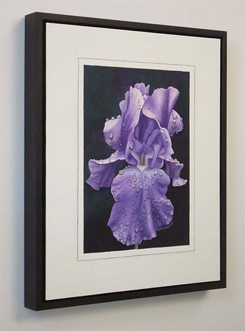 Caught in the Rain, watercolour on panel, 20 x 16" (SOLD)