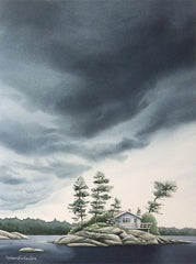 Refuge, watercolour by Karen Richardson