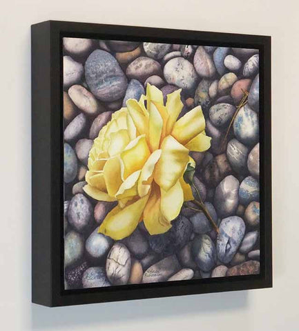 You Are My Sunshine, watercolour on panel, 12 x 12" (SOLD)