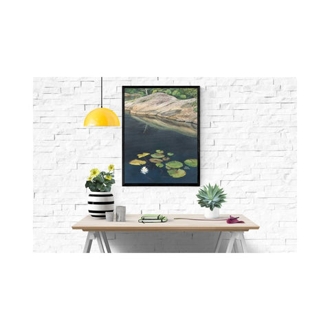 Stillwater Lily by Karen Richardson, in situ