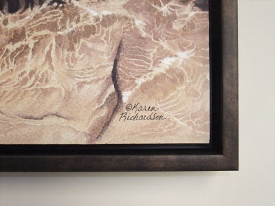 Clarity, watercolour (detail) by Karen Richardson
