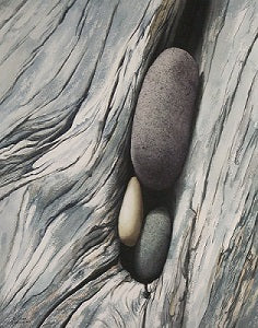 Fitting In, watercolour on panel, 20 x 16" (SOLD)