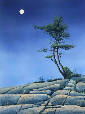 Hunters Moon, watercolour by Karen Richardson