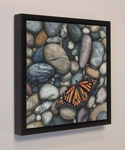 Monarch on the Rocks, watercolour by Karen Richardson