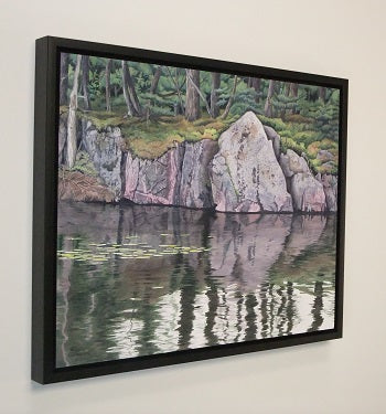 Northern Reflections, watercolour by Karen Richardson