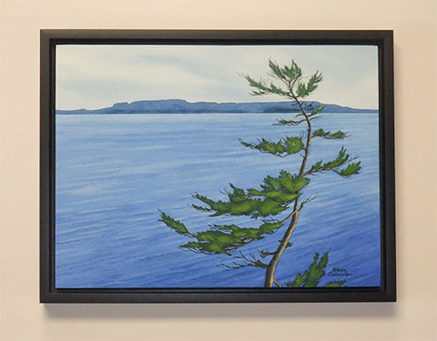 Where Giants Meet, watercolour by Karen Richardson