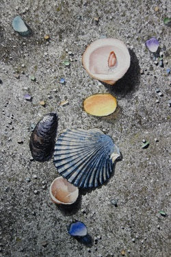 Arrived, watercolour by Karen Richardson