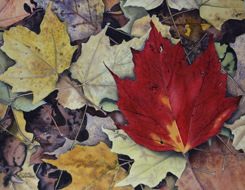 By the Sugar Shack, watercolour by Karen Richardson