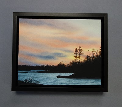 Evening Glow, watercolour by Karen Richardson