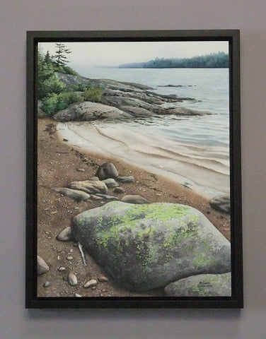 Listen to the Lake, watercolour by Karen Richardson