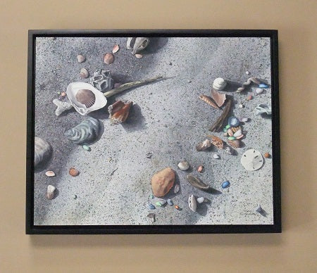 Seaside Treasures, watercolour by Karen Richardson