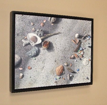 Seaside Treasures, watercolour by Karen Richardson