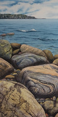 Travelers From a Distant Shore, watercolour by Karen Richardson
