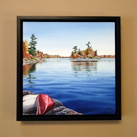 Bring a Paddle, watercolour by Karen Richardson