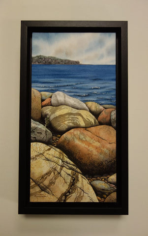 Classic Rock, watercolour by Karen Richardson