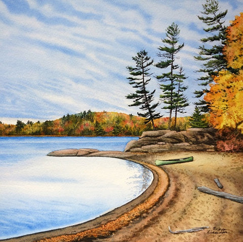 Discovery Awaits, watercolour by Karen Richardson