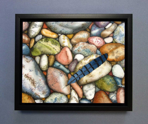 Featherstone Finery, watercolour by Karen Richardson