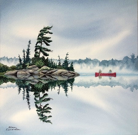 Island Spirits, watercolour by Karen Richardson