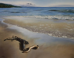 Lapping Waters, watercolour by Karen Richardson