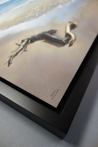 Lapping Waters (detail), watercolour by Karen Richardson