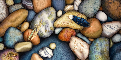 Light as a Feather, watercolour by Karen Richardson