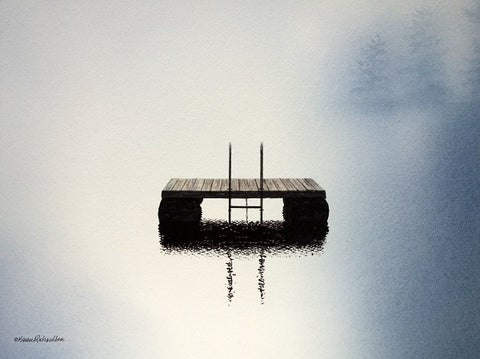 Misty Memories, watercolour by Karen Richardson