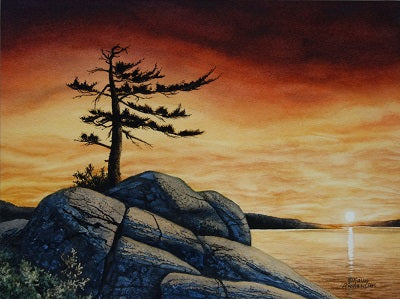 Morning Has Broken, watercolour by Karen Richardson