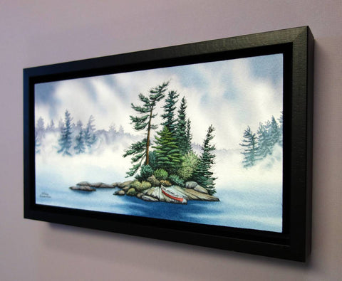 Mysteries in the Mist, watercolour by Karen Richardson